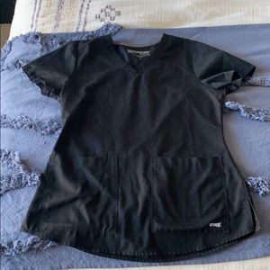 Grey’s Anatomy Black Scrub Top
